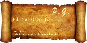 Pócs Gizella névjegykártya