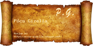 Pócs Gizella névjegykártya